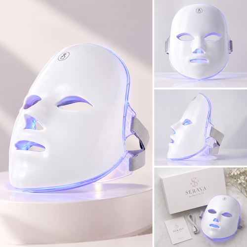 Masque LED Visage 7 Couleurs SERAVA